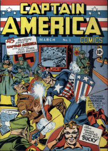 9 Captain American fights Nazis, cover March 19,1941